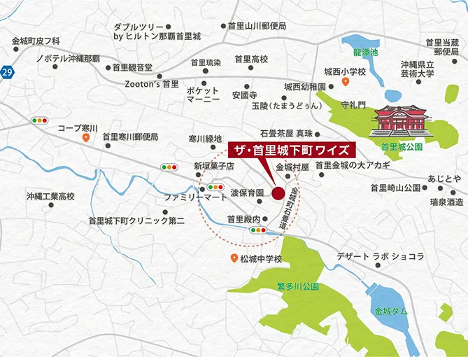 Map | [Official] The Shuri Castle Town Wise