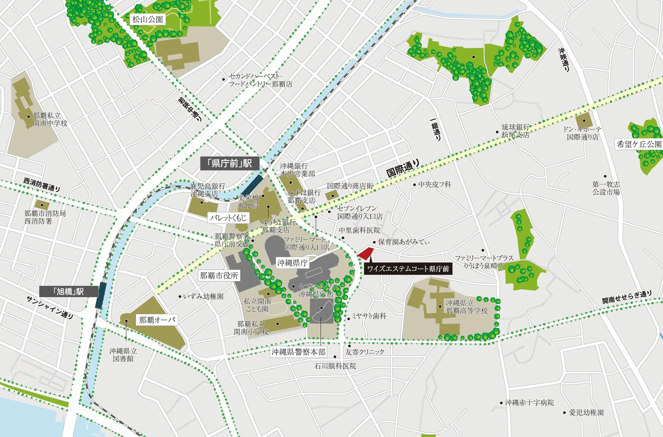Map| Wizesem Court The Okinawa Prefectural Office
