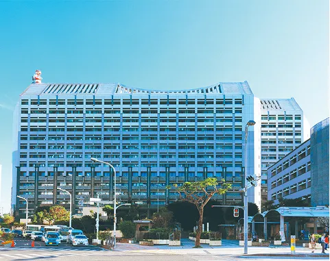 Okinawa Prefectural Office| In front of Wizesem Court Shuri Gibo Station