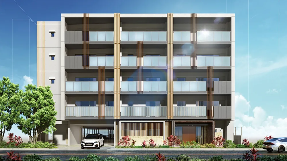 Design Land Plan Wise Stem Court in front of Shuri Gibo Station